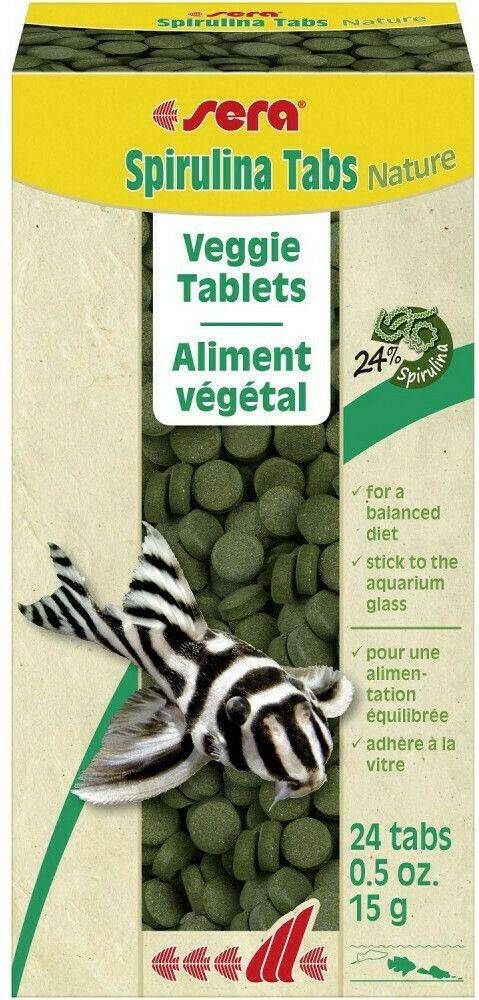 ΤΡΟΦΗ ΨΑΡΙΩΝ SERA SPIRULINA 24TABS SERA