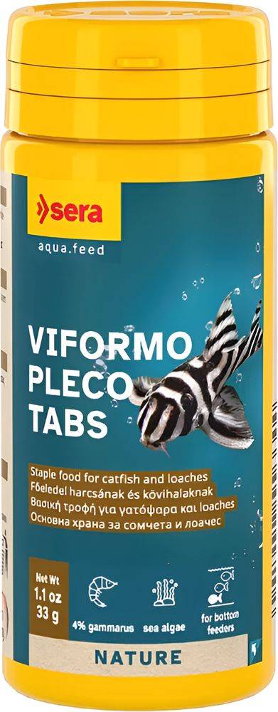 ΤΡΟΦΗ ΨΑΡΙΩΝ SERA VIFORMO PLECO TABS (250ML) SERA