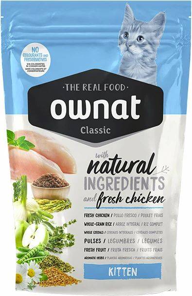 ΤΡΟΦΗ ΓΑΤΑΣ OWNAT CLASSIC KITTEN (400GR) OWNAT
