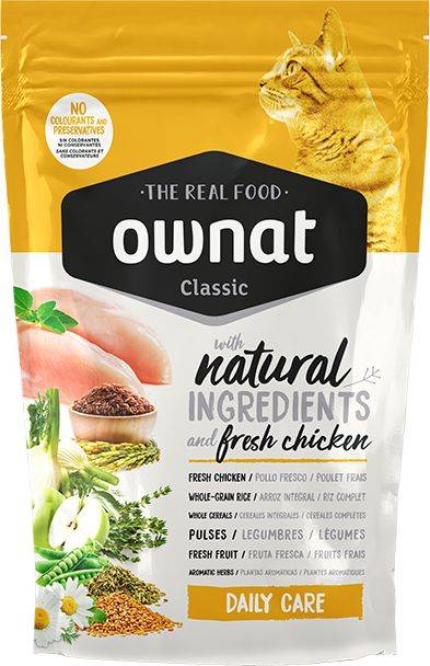 ΤΡΟΦΗ ΓΑΤΑΣ OWNAT CLASSIC DAILY CARE (400GR)