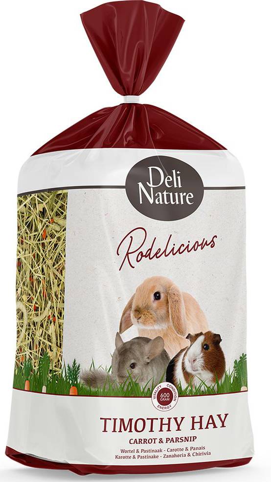 ΧΟΡΤΟ ΤΡΩΚΤΙΚΩΝ DELI NATURE RODELICIOUS TIMOTHY HAY ΚΑΡΟΤΟ (600GR)
