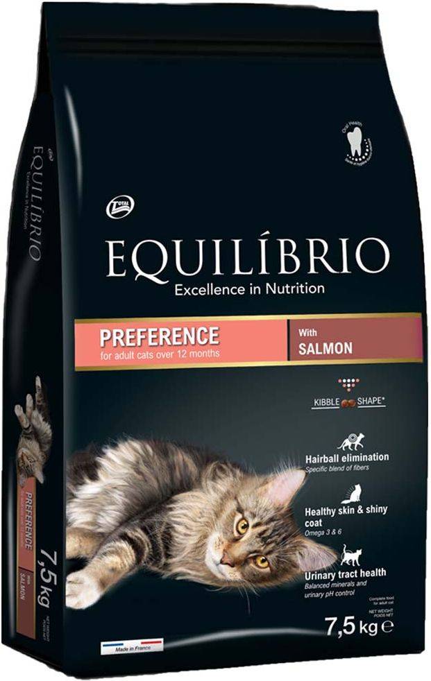 ΤΡΟΦΗ ΓΑΤΑΣ EQUILIBRIO ADULT ΣΟΛΟΜΟΣ (7,5KG) EQUILIBRIO