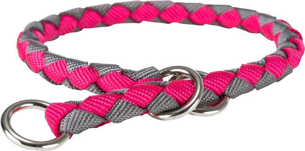 ΚΟΛΑΡΟ TRIXIE CAVO SEMI-CHOKE ΦΟΥΞΙΑ (52-60CM / 18CM) TRIXIE