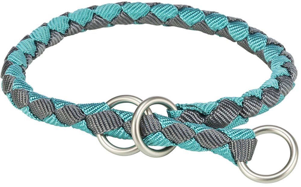 ΚΟΛΑΡΟ TRIXIE CAVO AQUA/GRAPHITE (52-60CM / 18MM) TRIXIE