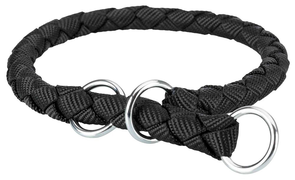 ΚΟΛΑΡΟ TRIXIE CAVO SEMI-CHOKE ΜΑΥΡΟ (30-36CM / 12MM) TRIXIE