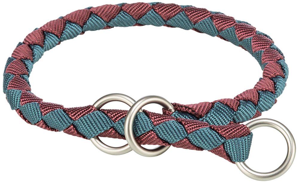 ΚΟΛΑΡΟ TRIXIE CAVO SEMI-CHOKE SANGRIA PETROL (35-41CM / 12MM) TRIXIE