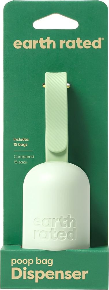 ΘΗΚΗ EARTH RATED LEASH DISPENSER ΜΕ 15 ΣΑΚΟΥΛΕΣ ΠΕΡΙΤΤΩΜΑΤΩΝ ΧΩΡΙΣ ΑΡΩΜΑ EARTH RATED