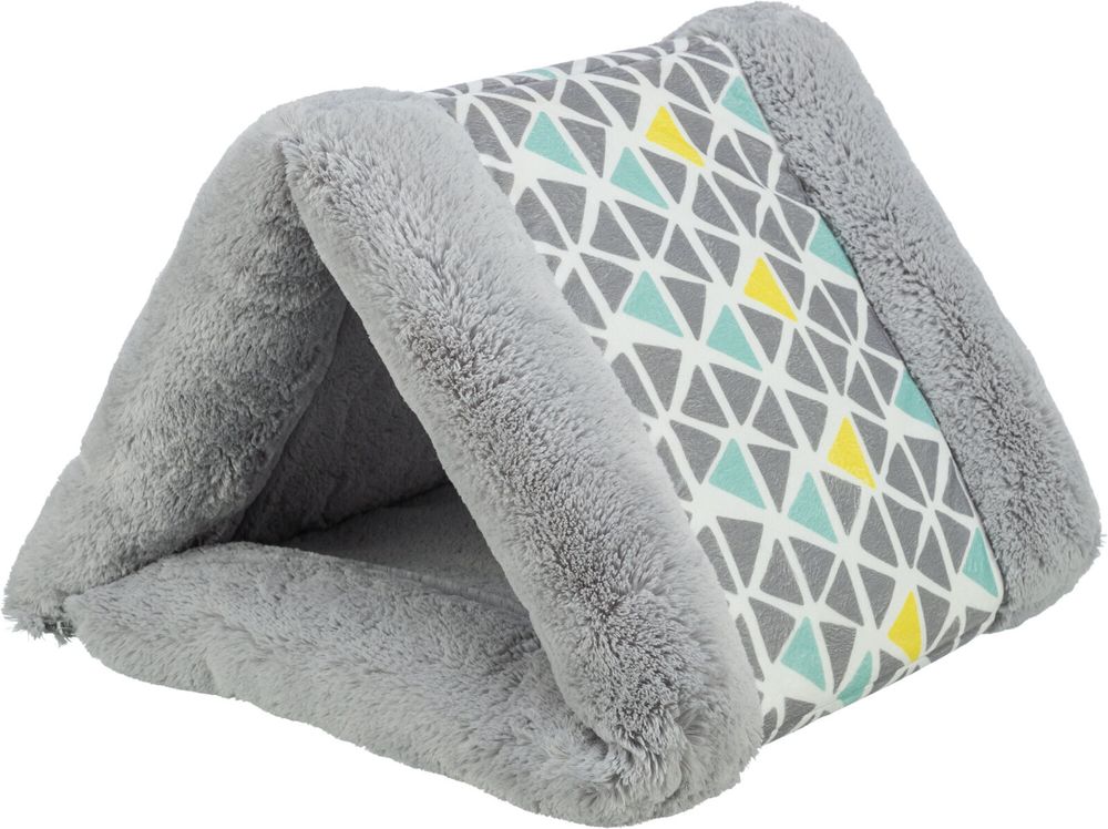 ΚΡΕΒΑΤI TRIXIE SUNNY CAVE ΓΚΡΙ ΓΙΑ ΚΟΥΝΕΛΙΑ, ΙΝΔΙΚΑ ΧΟΙΡΙΔΙΑ (44Χ33Χ40 CM) TRIXIE