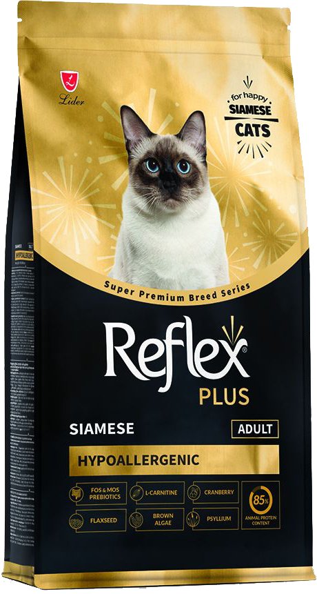 ΤΡΟΦΗ ΓΑΤΑΣ REFLEX PLUS BREED SIAMESE ADULT HYPOALLERGENIC (1,5KG)