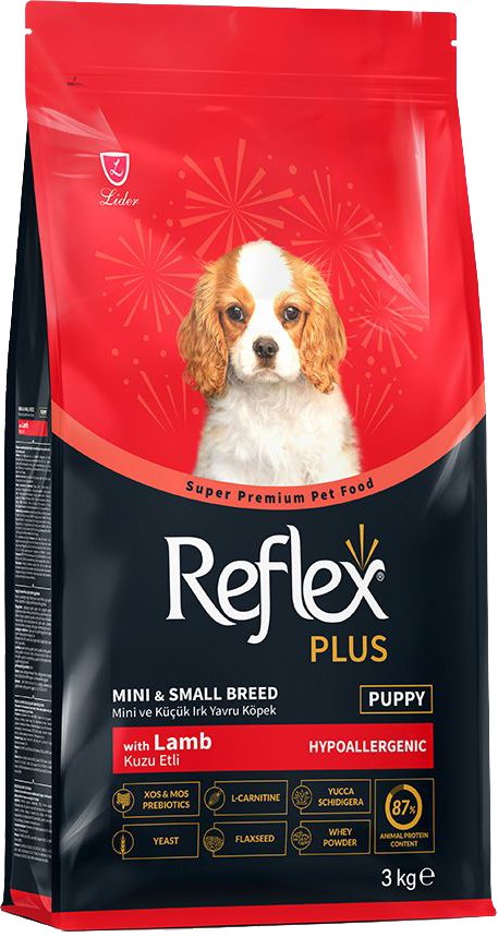 ΤΡΟΦΗ REFLEX PLUS MINI/SMALL BREED PUPPY ΑΡΝΙ (3KG)