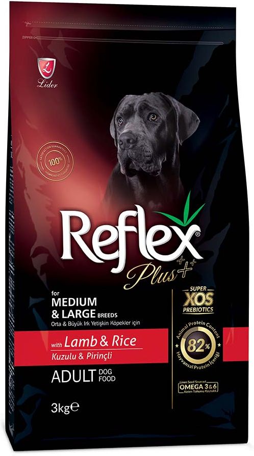 REFLEX PLUS ΤΡΟΦΗ REFLEX PLUS ADULT MEDIUM - LARGE ΑΡΝΙ (3KG)