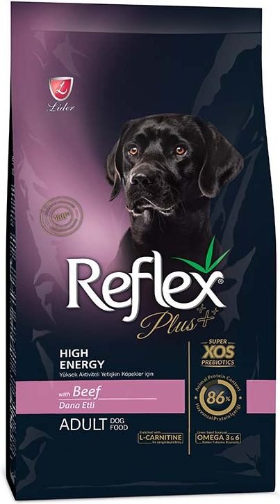 ΤΡΟΦΗ REFLEX PLUS MEDIUM - LARGE ADULT HIGH ENERGY ΒΟΔΙΝΟ (15KG)