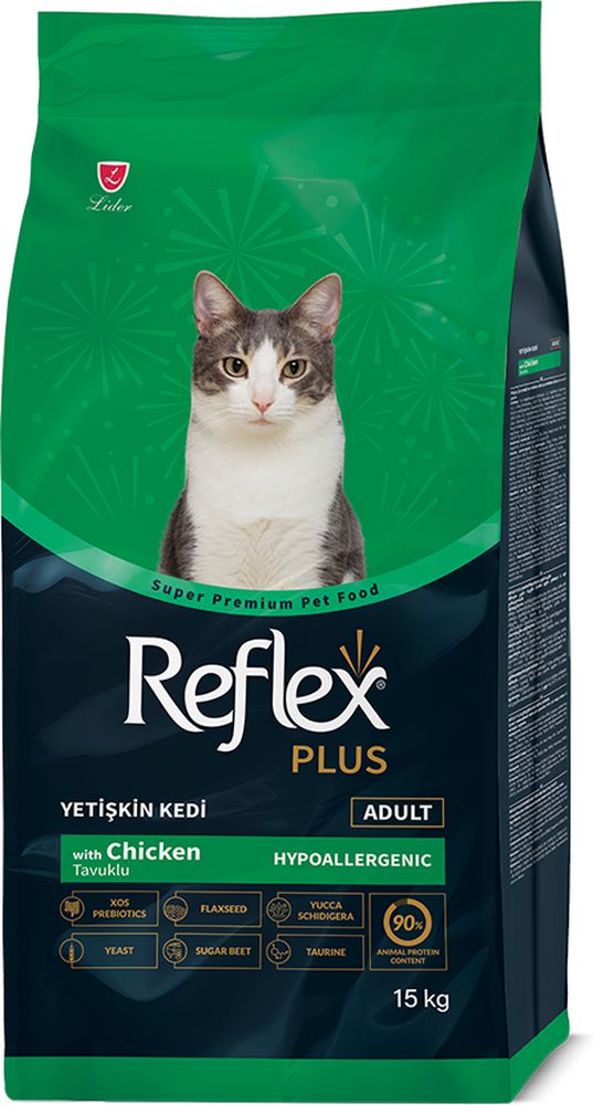 REFLEX PLUS ΤΡΟΦΗ ΓΑΤΑΣ REFLEX PLUS ADULT CAT FOOD ΚΟΤΟΠΟΥΛΟ (15KG)