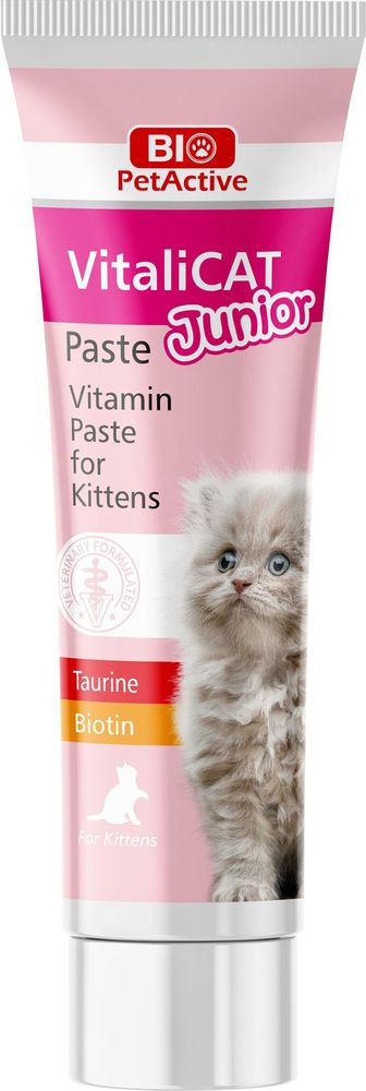 BIO PETACTIVE ΣΥΜΠΛΗΡΩΜΑ BIO PETACTIVE VITALICAT JUNIOR ΓΙΑ ΓΑΤΑΚΙΑ (100ML)