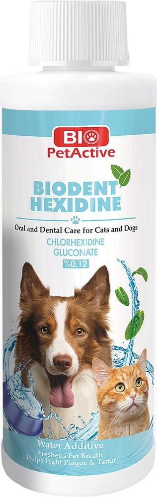 ΣΤΟΜΑΤΙΚΟ ΔΙΑΛΥΜΑ BIO PETACTIVE BIODENT HEXIDINE (250ML) BIO PETACTIVE