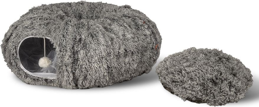 KREBATI ΓΑΤΑΣ GLEE ΤΟΥΝΕΛ AMAZING ΓΚΡΙ (80X80X25CM) GLEE