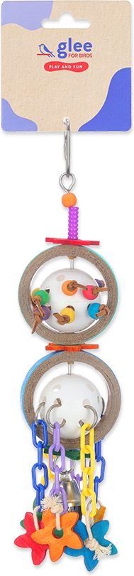 ΚΡΕΜΑΣΤΟ ΠΑΙΧΝΙΔΙ GLEE BAGEL DISCO BALL (23X6CM) GLEE