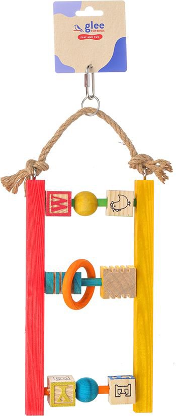 ΚΡΕΜΑΣΤΟ ΠΑΙΧΝΙΔΙ GLEE WOODEN ABACUS RATTLE (27X13,5CM)