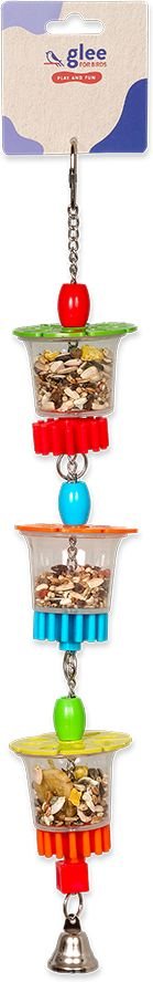 ΚΡΕΜΑΣΤΟ ΠΑΙΧΝΙΔΙ GLEE CHEERS PARROT (46X6,3CM)