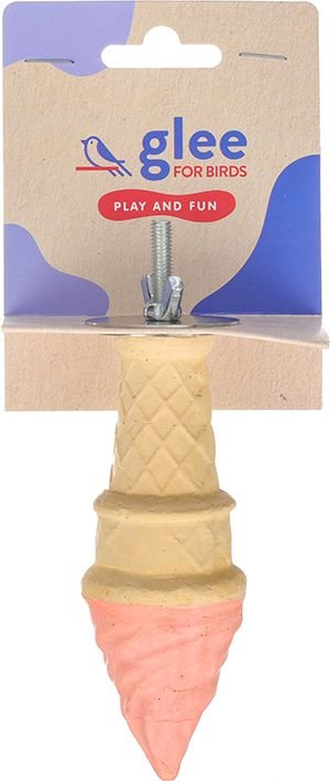 GLEE ΠΕΤΡΑ ΑΣΒΕΣΤΙΟΥ GLEE CINNAMON ICE CREAM PERCH (13CM)