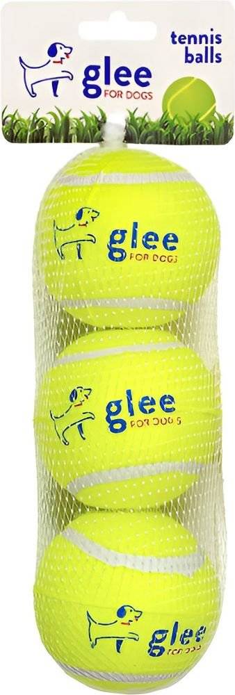 GLEE ΠΑΙΧΝΙΔΙ GLEE TENNIS BALLS ΚΙΤΡΙΝΟ 4CM (3ΤΜΧ)