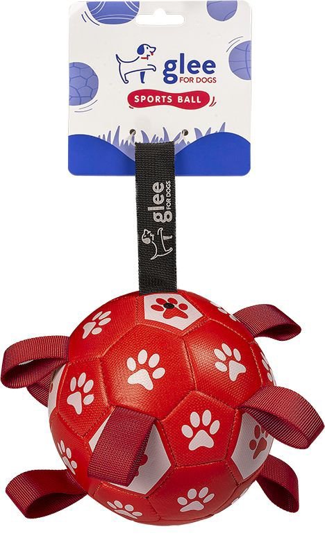 ΠΑΙΧΝΙΔΙ GLEE SOCCER BALL ΚΟΚΚΙΝΟ ΛΕΥΚΟ (15X15CM)