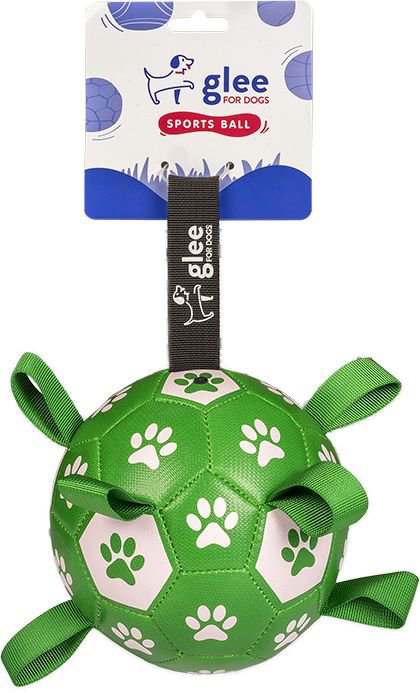 ΠΑΙΧΝΙΔΙ GLEE SOCCER BALL ΠΡΑΣΙΝΟ ΛΕΥΚΟ (15X15CM) GLEE