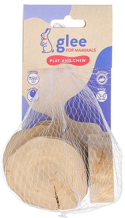 ΠΑΙΧΝΙΔΙ ΤΡΩΚΤΙΚΩΝ GLEE COFFEE WOOD DISK CHEW (4ΤΜΧ /6CM)