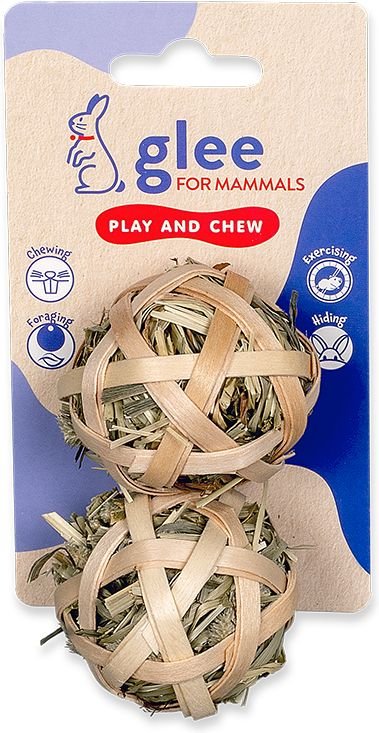ΛΙΧΟΥΔΙΑ ΤΡΩΚΤΙΚΩΝ GLEE IMOTHY HAY STUFFED BALL (2ΤΜΧ/ 5CM) GLEE
