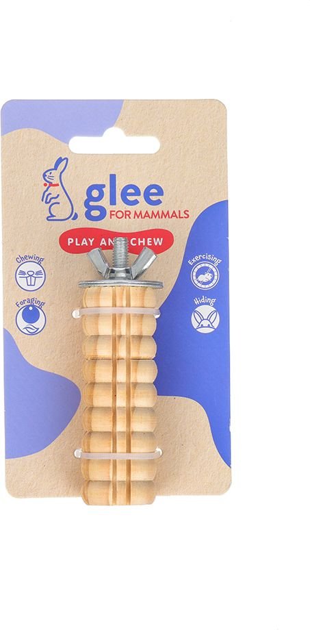 GLEE ΠΑΙΧΝΙΔΙ ΤΡΩΚΤΙΚΩΝ GLEE WOODEN CORN TO GNAW (7,5CM)