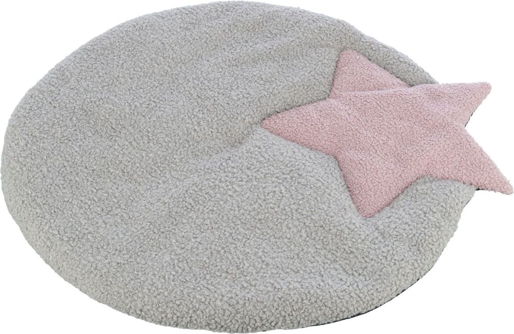 TRIXIE ΚΡΕΒΑΤΙ TRIXIE JUNIOR LYING MAT ΡΟΖ ΓΚΡΙ (55X61CM)
