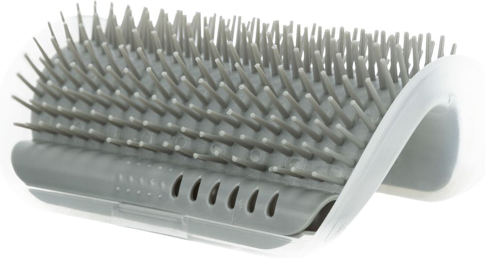 ΒΟΥΡΤΣΑ TRIXIE ΓΙΑ ΜΑΣΑΖ ΓΩΝΙΑΚΗ ΓΚΡΙ (8X13CM) TRIXIE