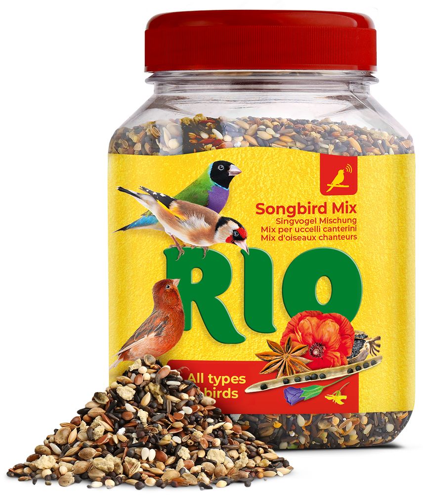 RIO ΛΙΧΟΥΔΙΑ RIO SONGBIRD MIX NATURAL TREAT ΓΙΑ ΟΛΑ ΤΑ ΠΤΗΝΑ (240GR)