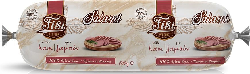 ΣΑΛΑΜΙ FISI ADULT ΧΟΙΡΙΝΟ (800GR) FISI