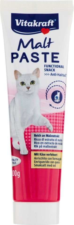 ΣΥΜΠΛΗΡΩΜΑ VITAKRAFT MALTE PASTE ΓΙΑ ΤΡΙΧΟΜΠΑΛΕΣ (100GR) VITAKRAFT