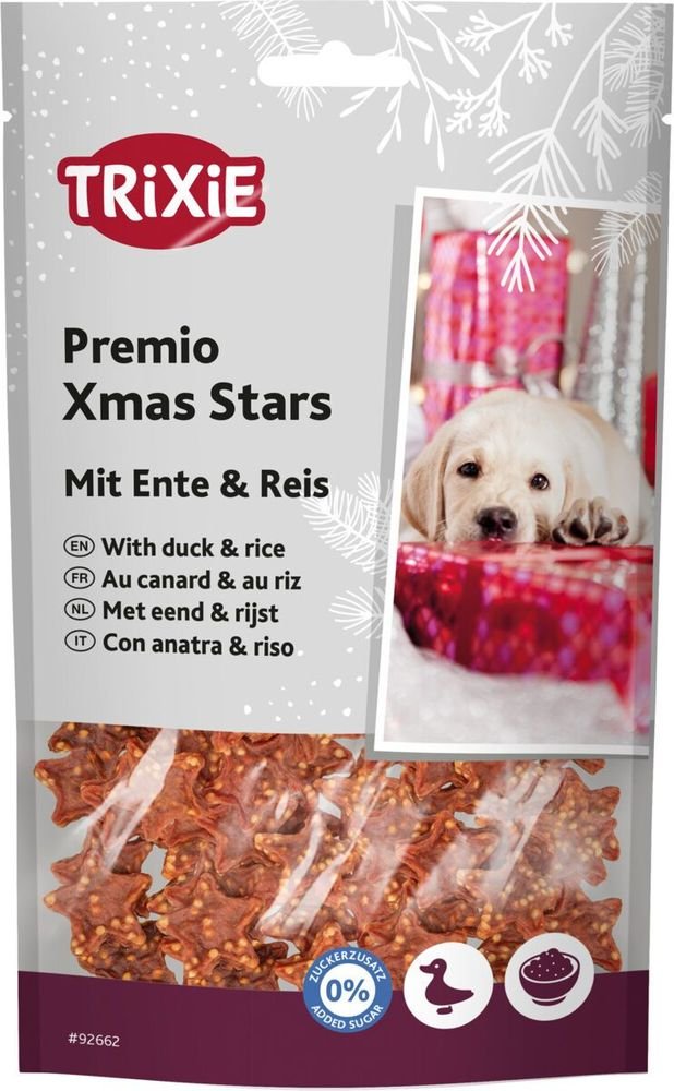 ΣΝΑΚ TRIXIE XMAS PREMIO ΑΣΤΕΡΙ ΜΕ ΠΑΠΙΑ - ΡΥΖΙ (100GR)