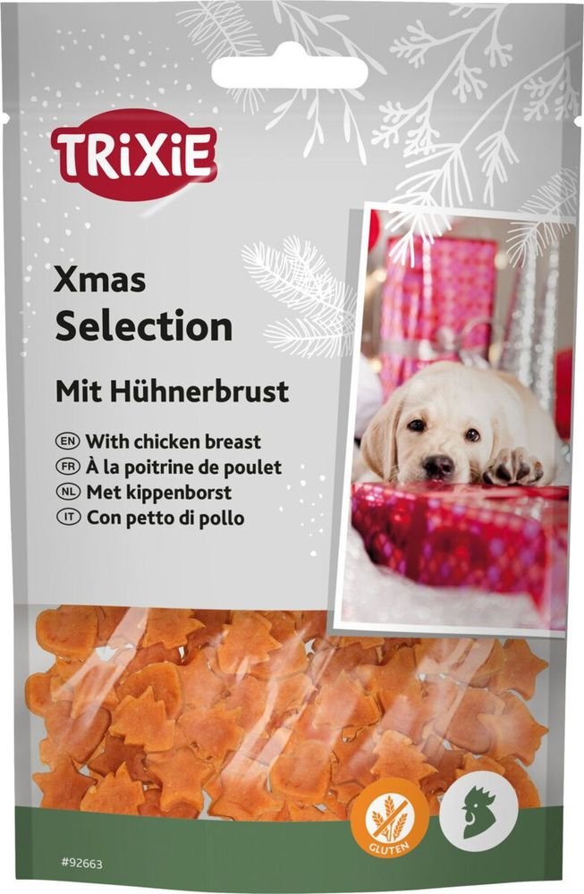 ΣΝΑΚ TRIXIE XMAS ΠΟΙΚΙΛΙΑ ΛΙΧΟΥΔΙΩΝ ΜΕ ΚΟΤΟΠΟΥΛΟ (100GR) TRIXIE