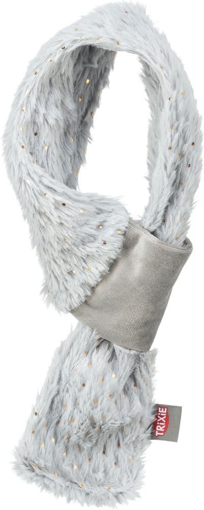ΧΡΙΣΤΟΥΓΕΝΝΙΑΤΙΚΟ ΜΑΝΤΗΛΙ TRIXIE XMAS SCARF ΒΕΛΟΥΤΕ ΓΚΡΙ (L /90CM) TRIXIE