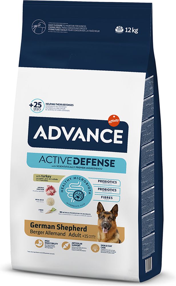 ΤΡΟΦΗ ΣΚΥΛΟΥ ADVANCE GERMAN SHEPHERD ΓΑΛΟΠΟΥΛΑ (12KG) AFFINITY