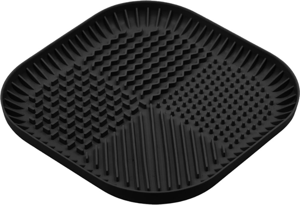 FIBOO ΠΙΑΤΟ ΣΚΥΛΟΥ FIBOO SLOW FEEDER FIBOOWL MAT LARGE ΜΑΥΡΟ (27X27CM)