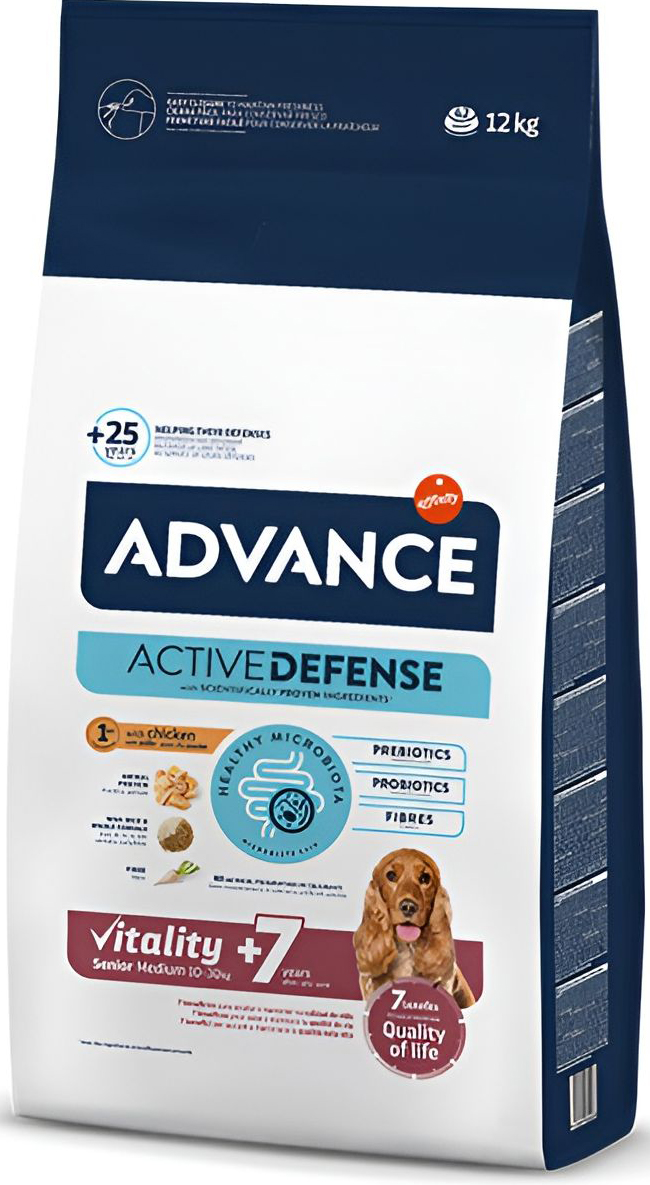 ΤΡΟΦΗ ADVANCE MEDIUM SENIOR VITALITY ΚΟΤΟΠΟΥΛΟ (12KG)