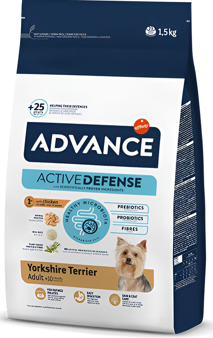 ΤΡΟΦΗ ΣΚΥΛΟΥ ADVANCE YORKSHIRE TERRIER ΚΟΤΟΠΟΥΛΟ (1,5KG)