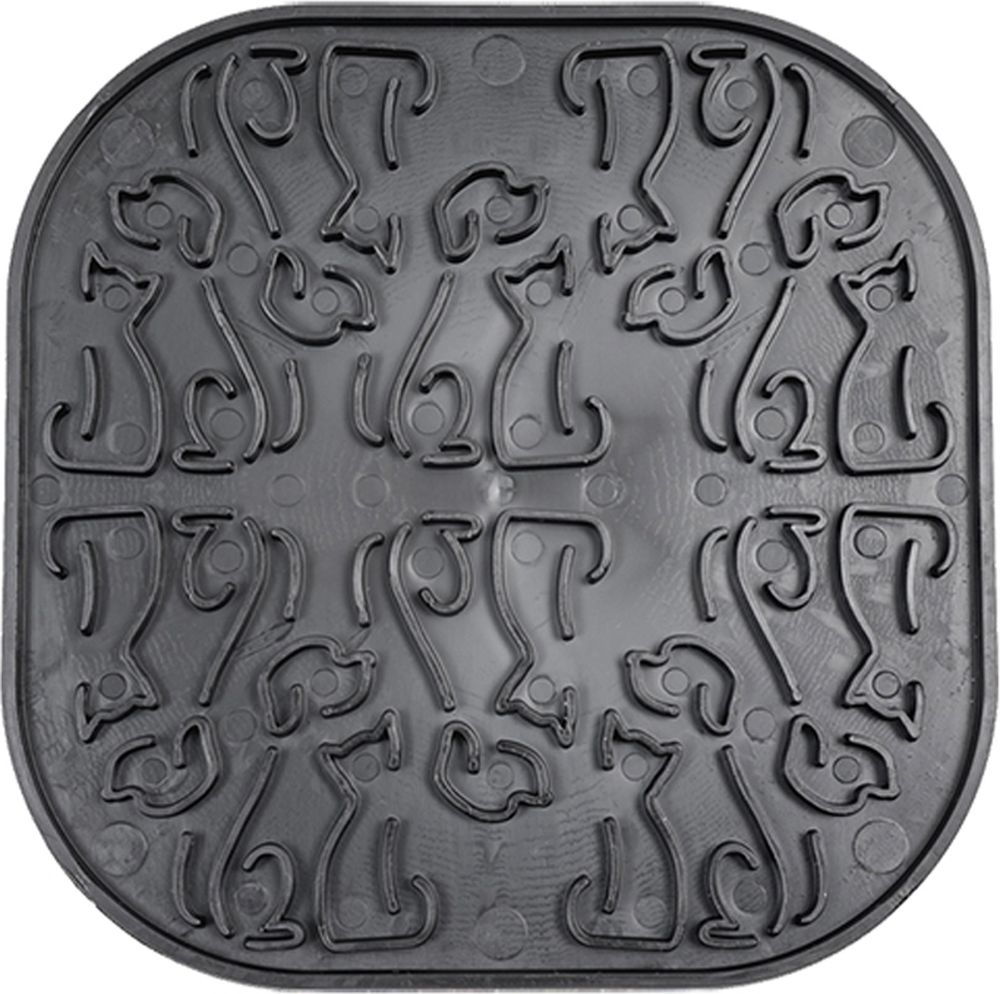 ΠΙΑΤΟ FIBOO LICKING MAT LOLLIPOP ΑΝΘΡΑΚΙ (19X19CM)