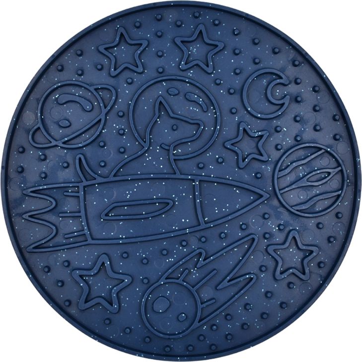 ΠΙΑΤΟ FIBOO LICKING MAT SPACE FIP ΜΠΛΕ (21X21CM) FIBOO