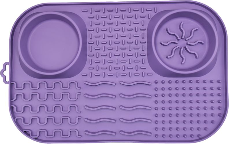 ΠΙΑΤΟ FIBOO LICKING MAT FIBOOFFET ΜΩΒ (41X26CM) FIBOO