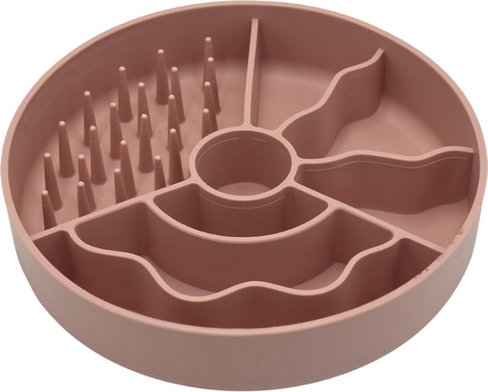 ΜΠΟΛ FIBOO SLOW FEEDER FIBOOWL ΡΟΖ (19X19CM)