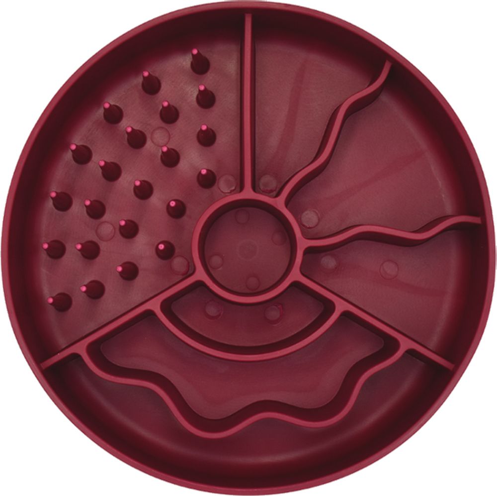 ΜΠΟΛ FIBOO SLOW FEEDER FIBOOWL ΜΠΟΡΝΤΟ (19X19CM)