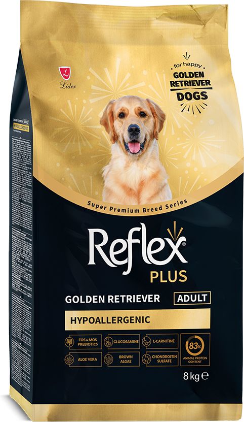 ΤΡΟΦΗ REFLEX PLUS BREED GOLDEN RETRIEVER ADULT HYPOALLERGENIC ΚΟΤΟΠΟΥΛΟ (8KG)