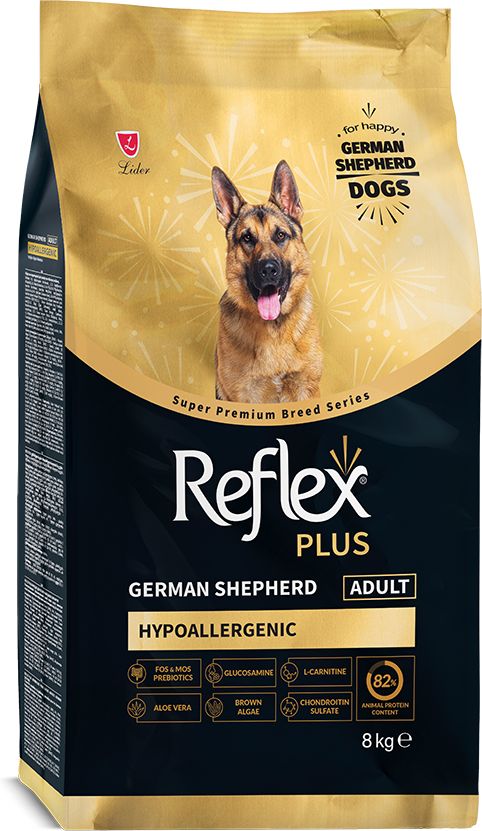 ΤΡΟΦΗ REFLEX PLUS BREED GERMAN SHEPHERD ADULT DOG HYPOALLERGENIC ΚΟΤΟΠΟΥΛΟ (8KG) REFLEX PLUS