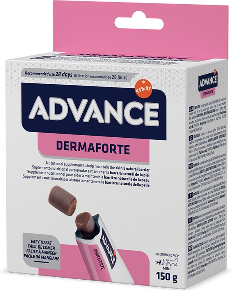 ΣΥΜΠΛΗΡΩΜΑ ΔΙΑΤΡΟΦΗΣ ADVANCE VETERINARY DIET DOG SNACK DERMA FORTE (150GR)